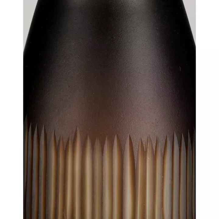 Βάζο ArteLibre Καφέ Γυαλί 14x14x43cm