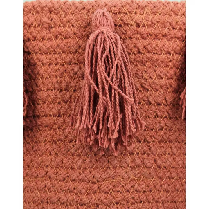 Καλάθι ArteLibre Κοραλί Βαμβακερό 25x25x25cm Σετ 3Τμχ