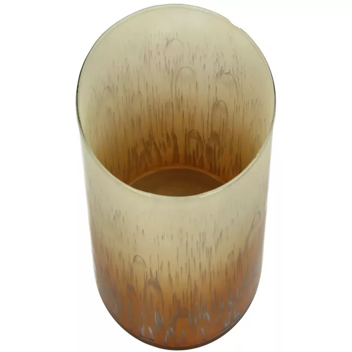 Κηροπήγιο ArteLibre Πορτοκαλί Γυαλί 15x15x16cm