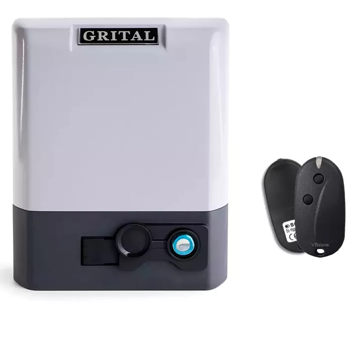 GRITAL GR5 με 1 τηλεχειριστήριο | Μοτέρ συρόμενης γκαραζόπορτας 230V έως 500kg με πλακέτα Seav
