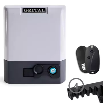 GRITAL GR5 230V μοτέρ συρόμενης γκαραζόπορτας έως 500kg, με πλαστική κρεμαγιέρα, ανθεκτικό αλουμίνιο και ήσυχη λειτουργία, VBstore