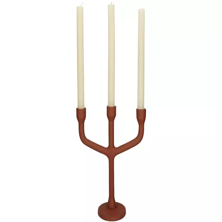 Κηροπήγιο ArteLibre Φυσικό Αλουμίνιο 23.5x10x28.5cm