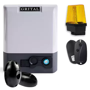 GRITAL GR5 230V μοτέρ συρόμενης γκαραζόπορτας έως 500kg, Full Pack χωρίς κρεμαγιέρα, κατάλληλο για οικιακή χρήση, VBstore