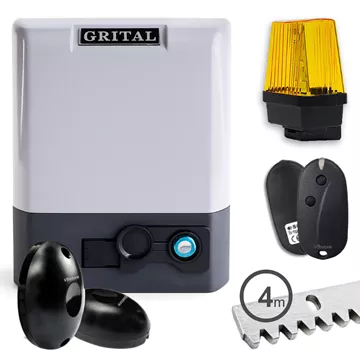 GRITAL GR5 Full Pack 230V έως 500kg, χυτό αλουμίνιο, μπρούτζινα γρανάζια, πλήρες κιτ