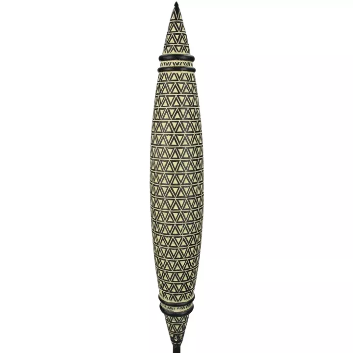 Διακοσμητικό ArteLibre Tribal Μαύρο Polyresin 10x10x45cm