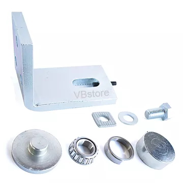 Κάτω μεντεσές ρουλεμάν 7 cm με γωνιακό στήριγμα, για ανοιγόμενες θύρες έως 1800 kg, vbstore