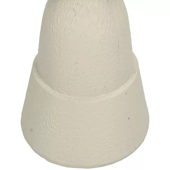 Κηροπήγιο ArteLibre Στολίδι Ιβουάρ Polyresin 11x11x15cm