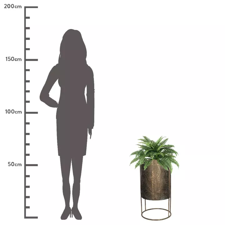 Κασπώ ArteLibre Χρυσό Μέταλλο 31.5x29.5x59cm