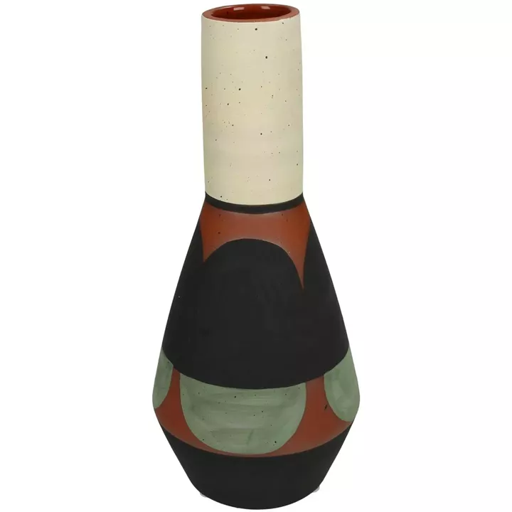 Βάζο ArteLibre Πολύχρωμο Τερακότα 11x11x25.3cm
