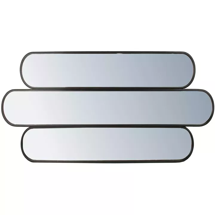 Καθρέπτης ArteLibre Μαύρο Μέταλλο 45.5x5x116cm