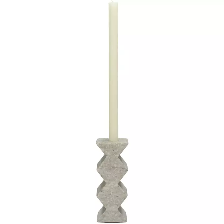 Κηροπήγιο ArteLibre Μπεζ Μάρμαρο 8x4x15.5cm