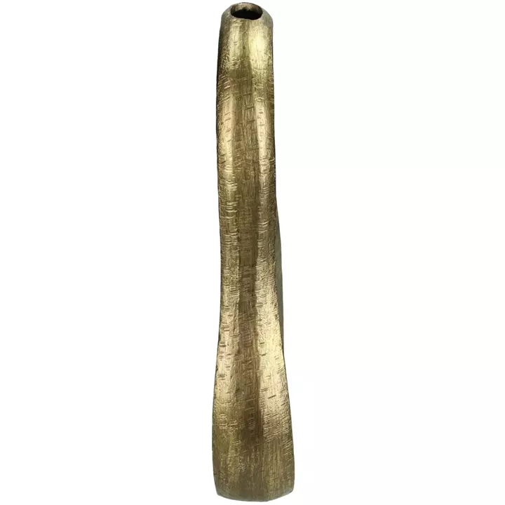 Βάζο ArteLibre Χρυσό Αλουμίνιο 22x6.5x35cm