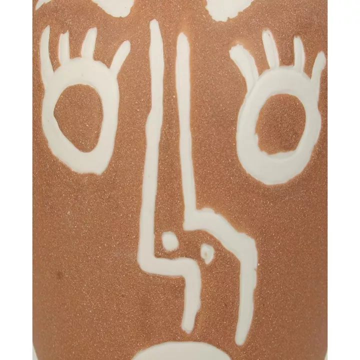 Κηροπήγιο ArteLibre Φυσικό Κεραμικό 11.6x11.6x18.7cm