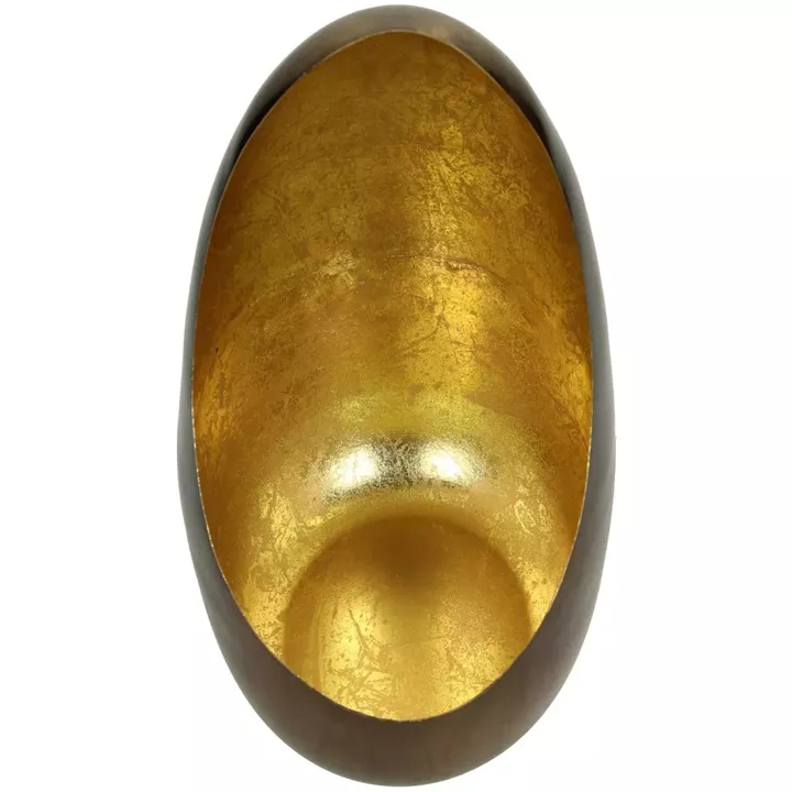 Κηροπήγιο ArteLibre Μπρονζέ Μέταλλο 13.5x13.5x20cm