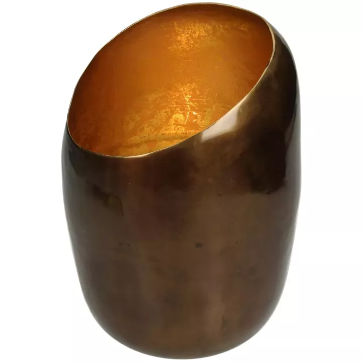 Κηροπήγιο ArteLibre Μπρονζέ Αλουμίνιο 13.5x13.5x20cm