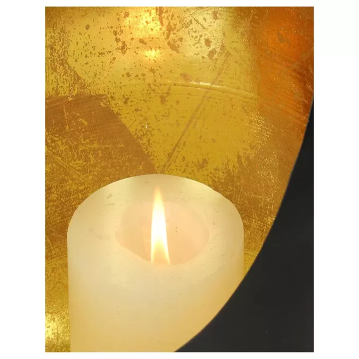 Κηροπήγιο ArteLibre Μαύρο Μέταλλο 17x17x27cm