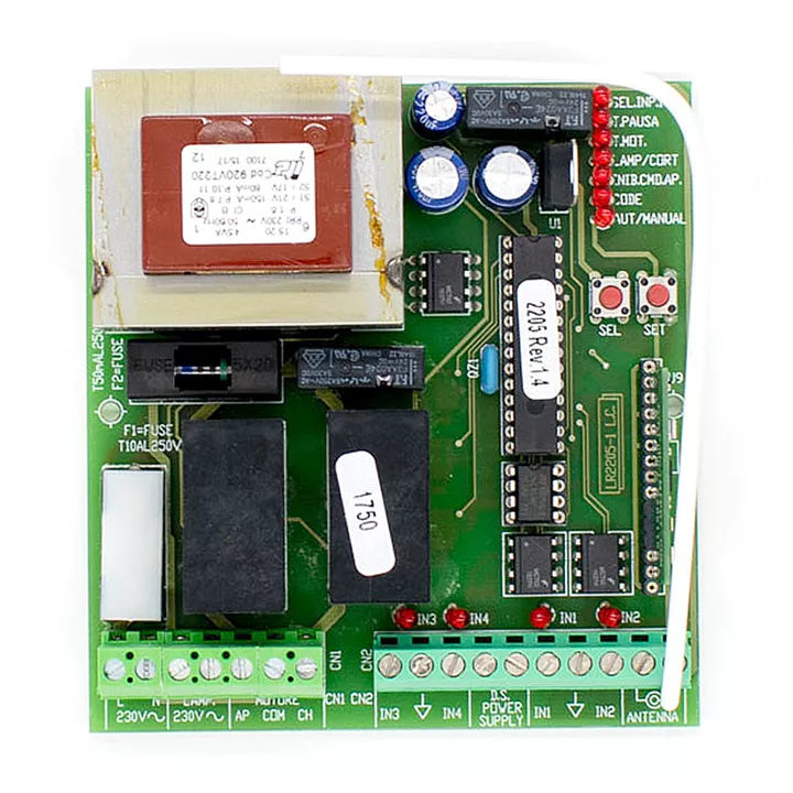 SEAV LRS 2205 | Ηλεκτρονικός πίνακας για συρόμενη γκαραζόπορτα 230V έως 1500W