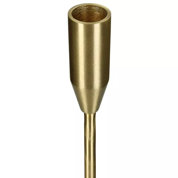 Κηροπήγιο ArteLibre Χρυσό Αλουμίνιο 11.5x11.5x43cm