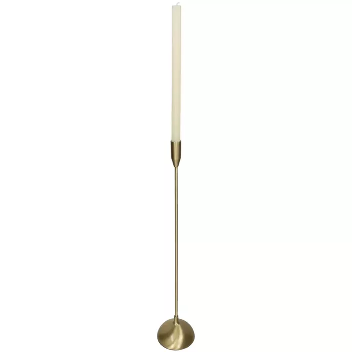 Κηροπήγιο ArteLibre Χρυσό Αλουμίνιο 11.5x11.5x43cm