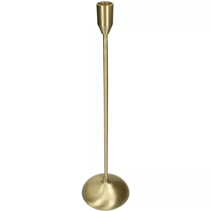 Κηροπήγιο ArteLibre Χρυσό Αλουμίνιο 11.5x11.5x43cm