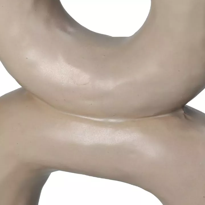 Κηροπήγιο ArteLibre Μπεζ Κεραμικό 19.5x6.5x27cm