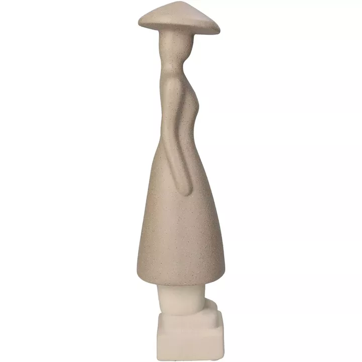 Διακοσμητικό ArteLibre Φιγούρα Άνθρωπος Κεραμικό Μπεζ 9x8x31.5cm