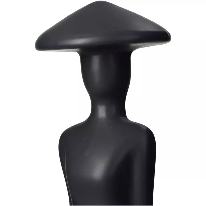 Διακοσμητικό ArteLibre Φιγούρα Άνθρωπος Κεραμικό Μαύρο 9x8x31.5cm