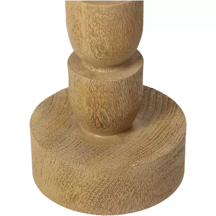 Κηροπήγιο ArteLibre Φυσικό Polyresin 8x8x30cm