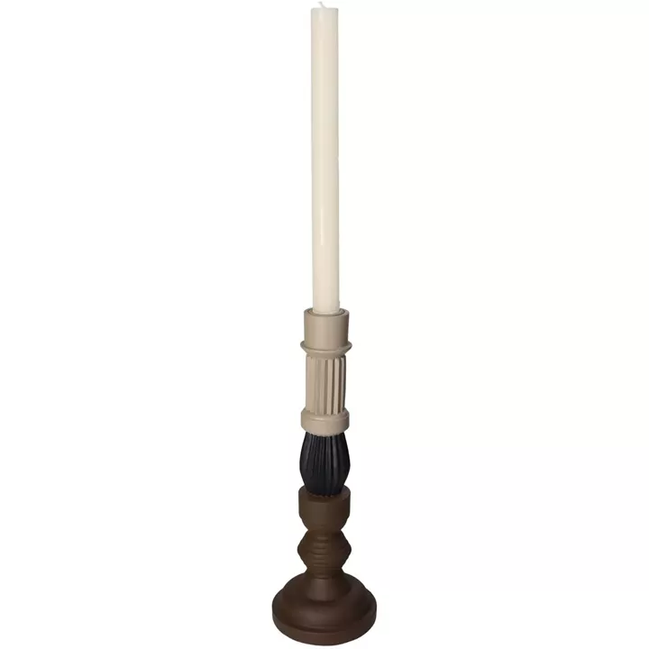 Κηροπήγιο ArteLibre Πολύχρωμο Polyresin 10x10x30cm