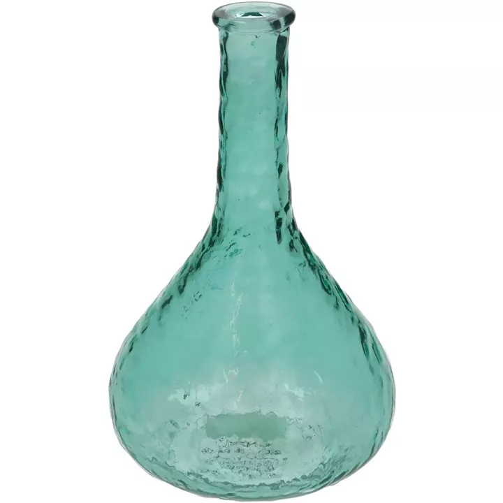 Βάζο ArteLibre Πετρόλ Ανακυκλωμένο Γυαλί 12.7x12.7x20.3cm