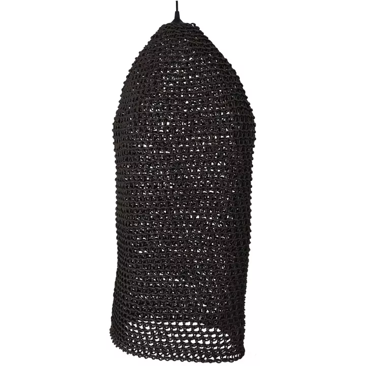 Καπέλο Φωτιστικού ArteLibre Μαύρο Χαρτί 35x35x80cm