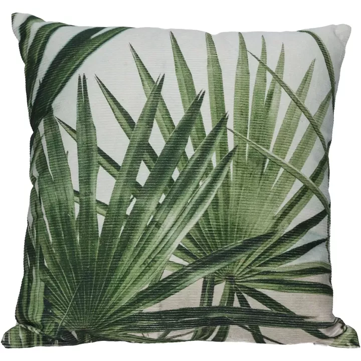 Μαξιλάρι ArteLibre Φύλλα Φοίνικα Πράσινο Βαμβακερό 45x45cm
