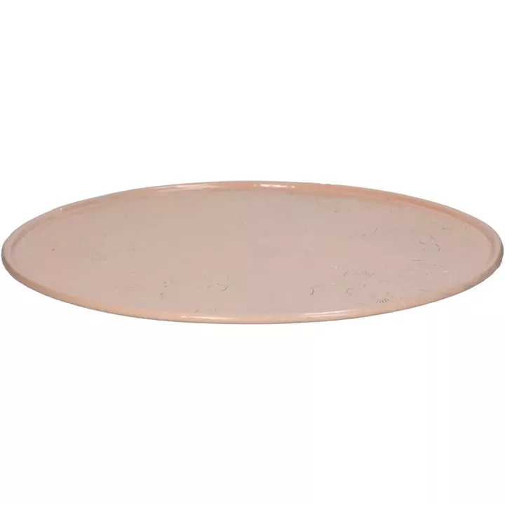 Δίσκος ArteLibre Ροδακινί Αλουμίνιο 38x38x0.5cm