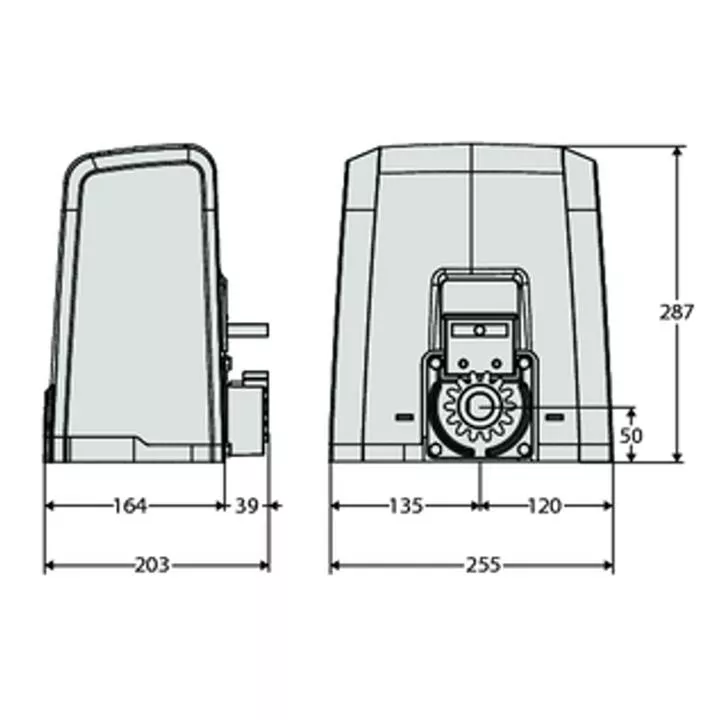 BFT Deimos BT A600 | Μοτέρ συρόμενης γκαραζόπορτας 24V έως 600kg