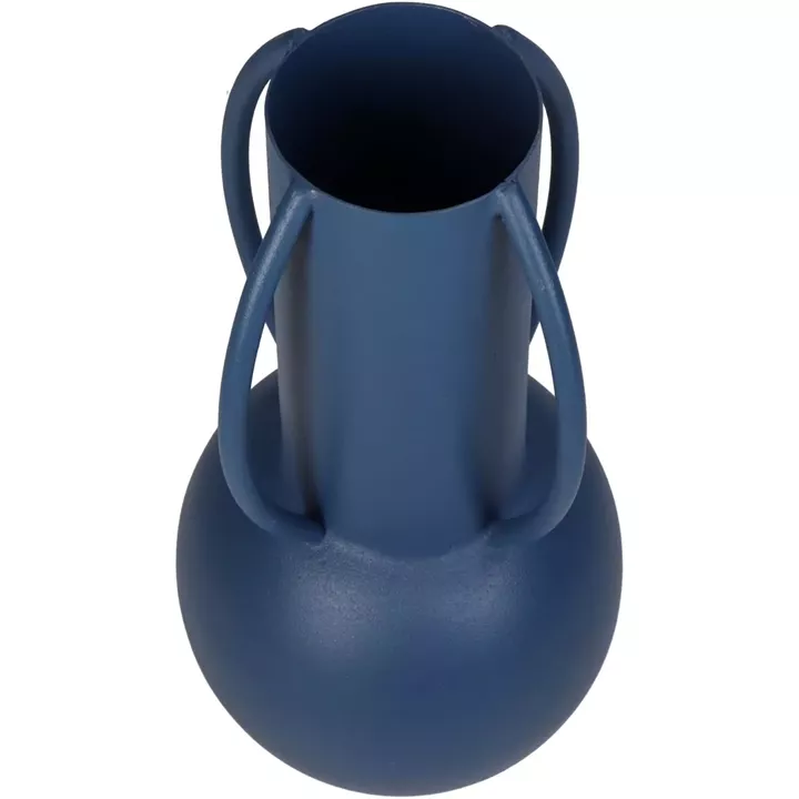 Βάζο ArteLibre Μπλε Μέταλλο 11x11x24cm