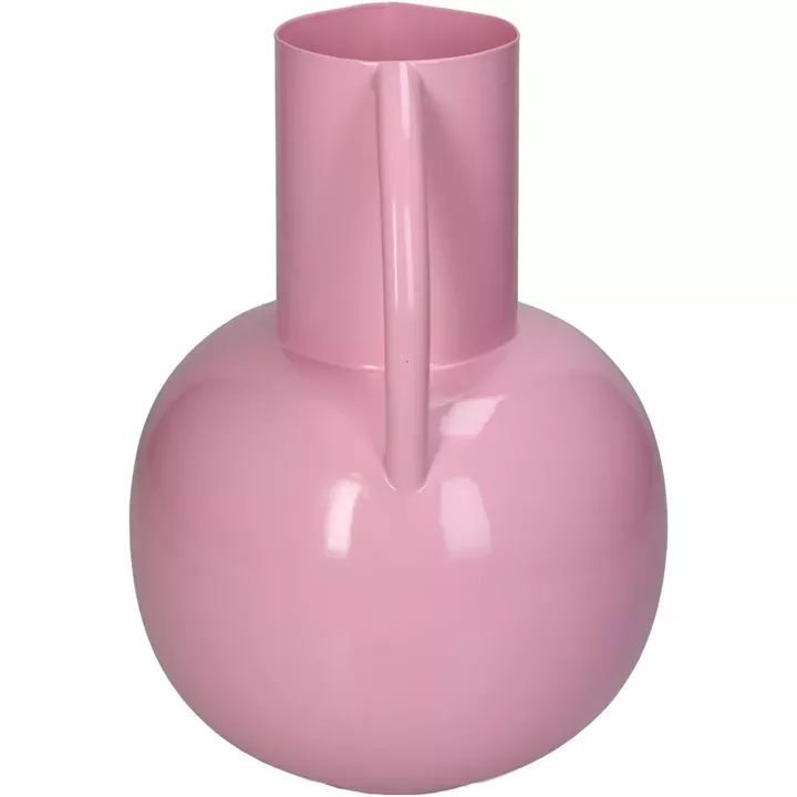 Βάζο ArteLibre Ροζ Μέταλλο 17x17.5x25cm
