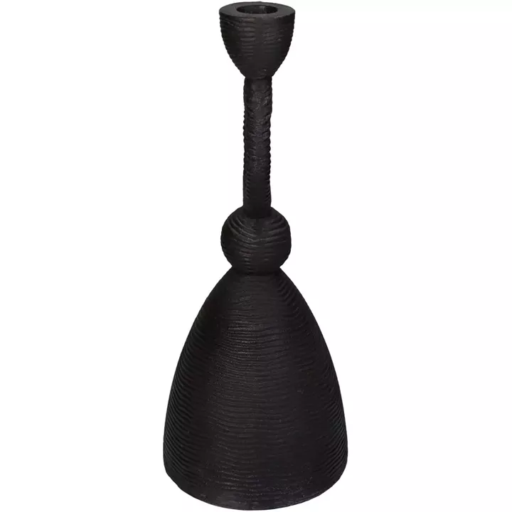 Κηροπήγιο ArteLibre Μαύρο Αλουμίνιο 11.5x11.5x27cm