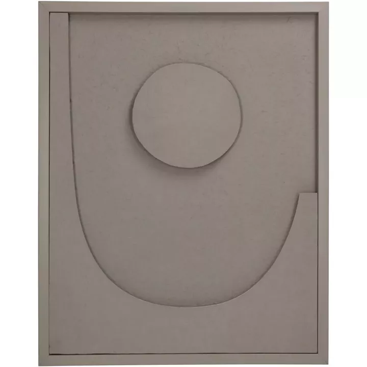 Διακοσμητικό Τοίχου ArteLibre Μπεζ Χαρτί 40x3x50cm