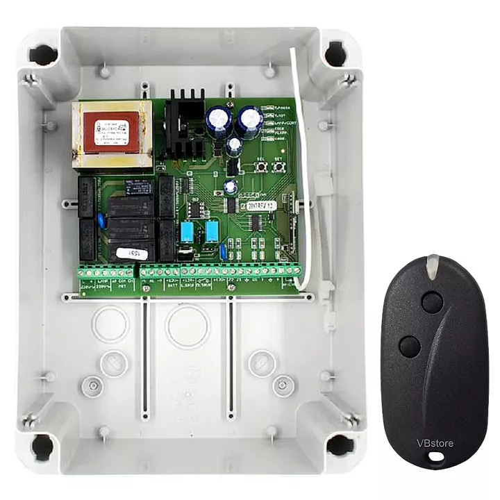 SEAV LRS 2035 ALARM | Πίνακας 230Vac για ρολό με alarm 2 ζωνών και 1 τηλεχειριστήριο RS2N