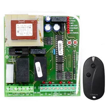 SEAV LRS 2205 πίνακας ελέγχου 230V για συρόμενη γκαραζόπορτα έως 1500W με 1 τηλεχειριστήριο RS2N