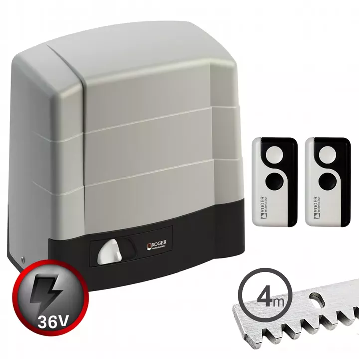 ROGER BG30/2204 | Μοτέρ συρόμενης γκαραζόπορτας 36V έως 2200 κιλά