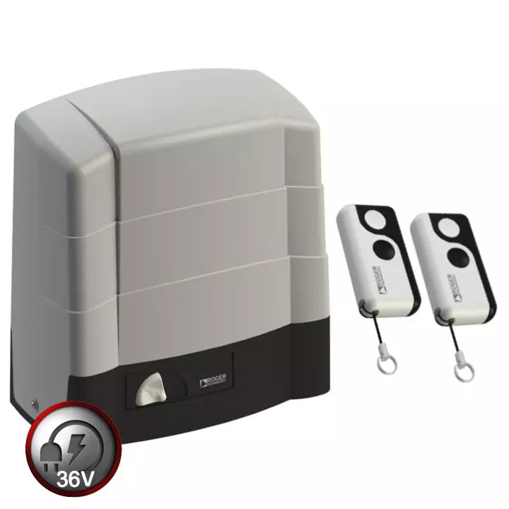ROGER BG30/2204 | Μοτέρ συρόμενης γκαραζόπορτας 36V έως 2200 κιλά