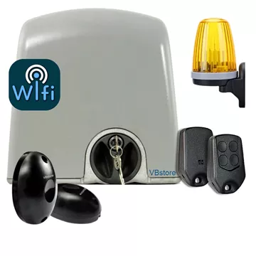 Proteco Strike 5, wifi, μοτέρ συρόμενης γκαραζόπορτας 230V έως 500kg, χωρίς κρεμαγιέρα, αξιόπιστη απόδοση και ήσυχη λειτουργία, VBstore