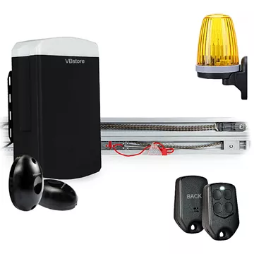 PROFELMNET Pegasus 1500 FULL PACK μοτέρ οροφής 24V 1500N με LCD, φάρο LED, φωτοκύτταρα, VBstore