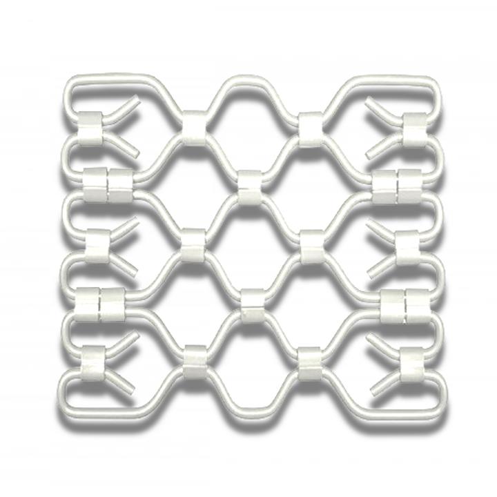 Ρολό διχτυωτό μεγάλο μάτι 17cm x 11,5cm Π300cm x Υ350cm χρώμα λευκό