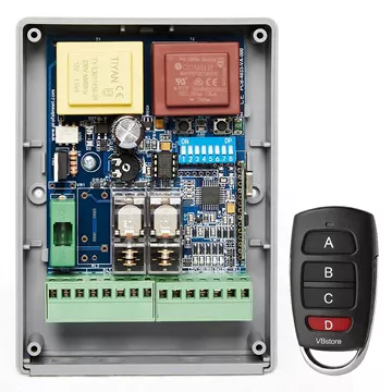 PROFELMNET PS 3423 πίνακας ελέγχου 110 ή 230V για ρολά και συρόμενη πόρτα 433,92 MHz έως 1200W με ένα τηλεχειριστήριο