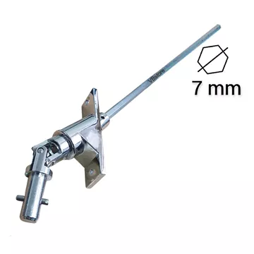 Ντίζα μανιβέλας εξάγωνη 7 mm, μήκος 320 mm για ρολά, VBstore