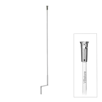 Κοντάρι μανιβέλας ρολού αποσπώμενο λευκό 1,5 m με κεφαλή καμπάνα, VBstore