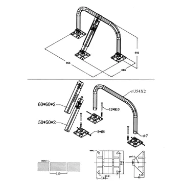 STOPBLOCK, Διαστάσεις 96,6?41,6?44,6 cm για προστασία θέσης στάθμευσης, VBstore