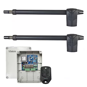 PROTECO Aster 4 σετ μοτέρ με μπράτσα για δίφυλλη ανοιγόμενη πόρτα έως 2,75 m 350 kg, 230V 280W, IP44, 1 τηλεχειριστήριο, VBstore